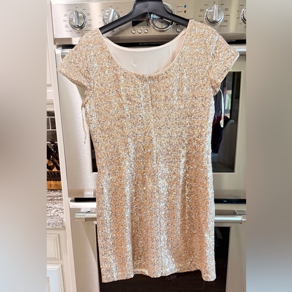 White House Black Market Sequin Shift Dress - Picture 7 of 9
